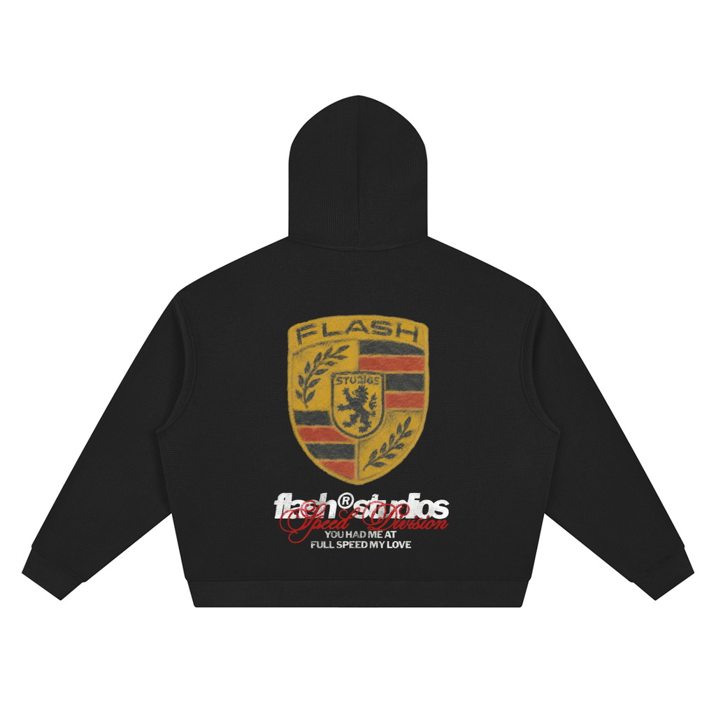 Bad Habit Waffle Zip Hoodie