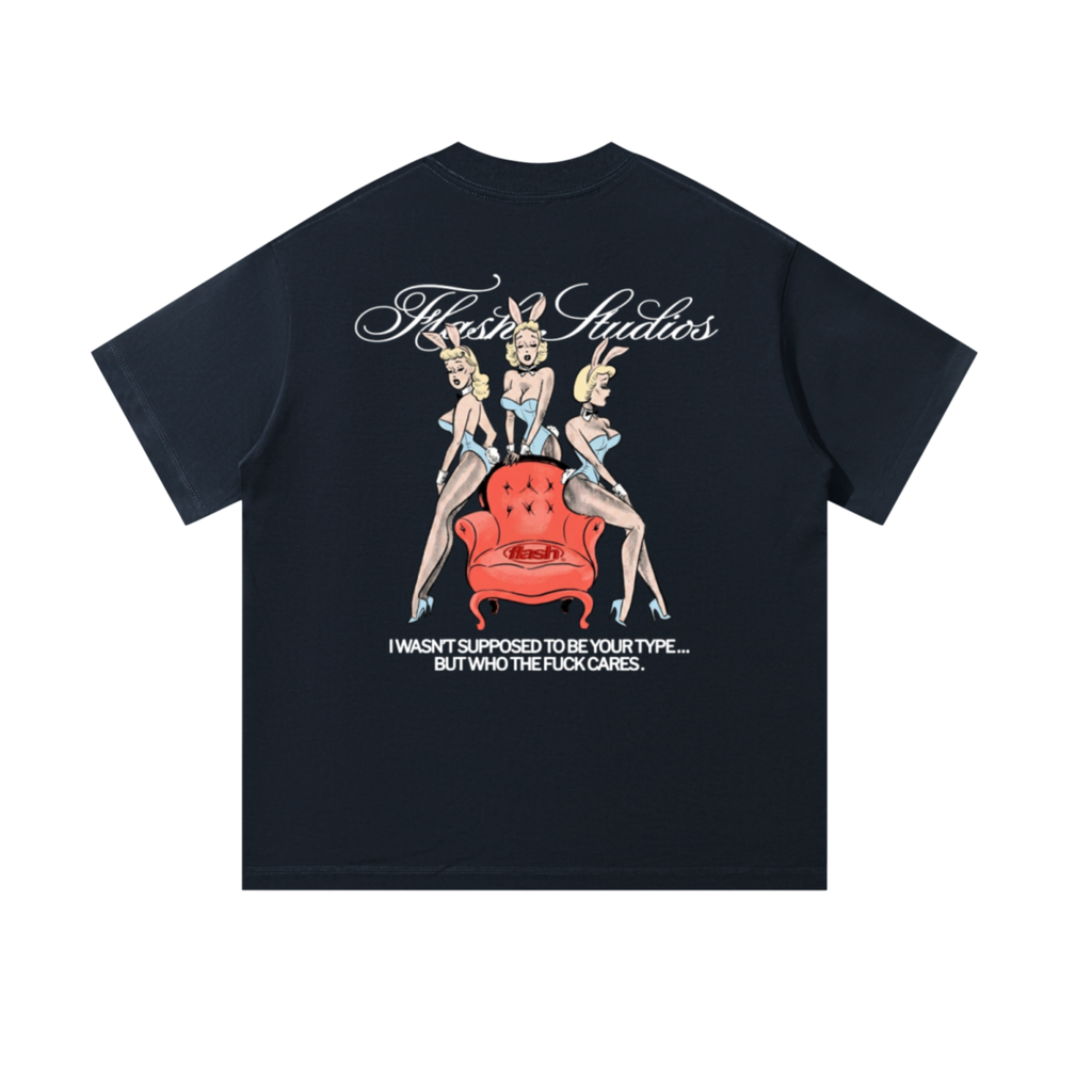Retro Bunny Squad Blue T-shirt