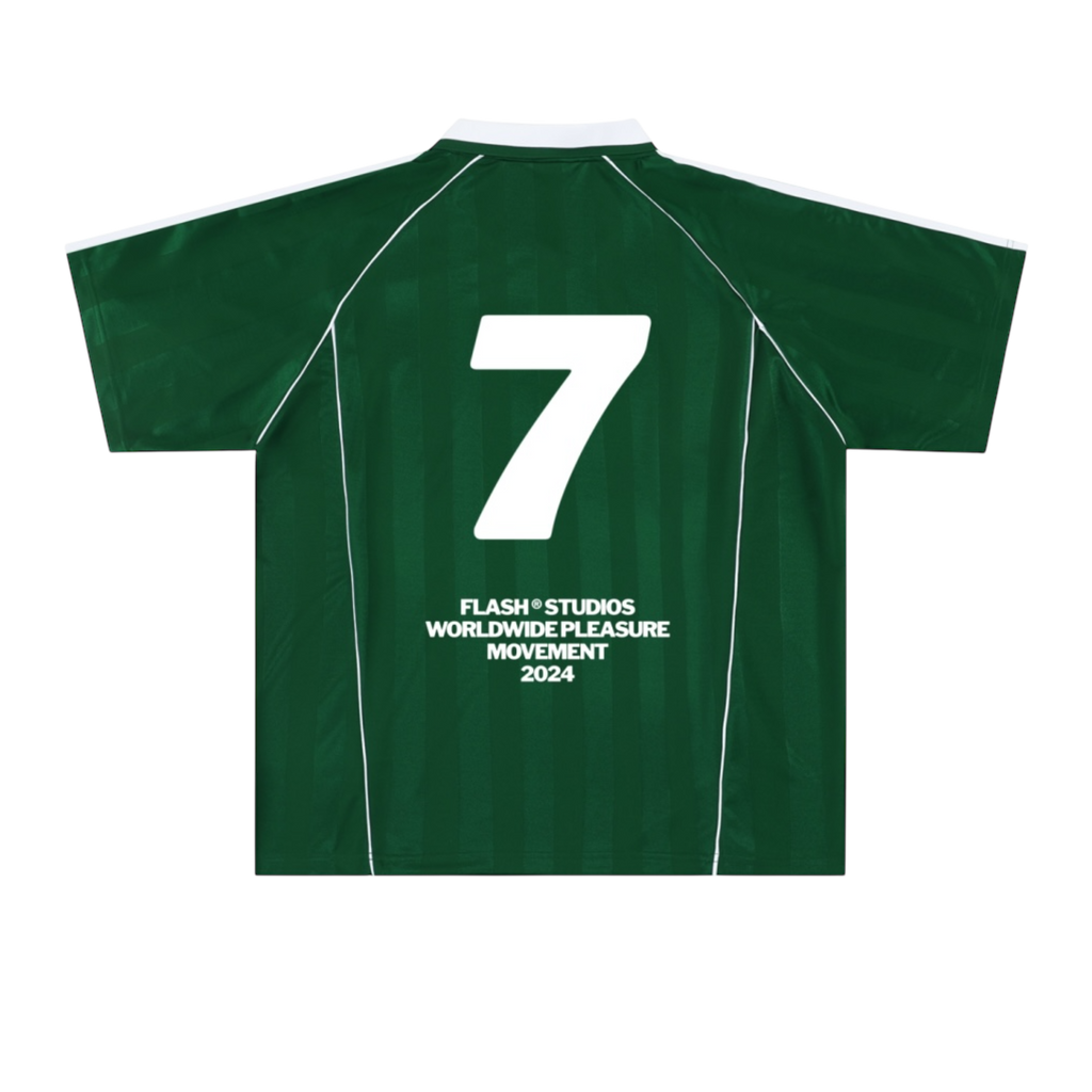 Flash Green Football Jersey
