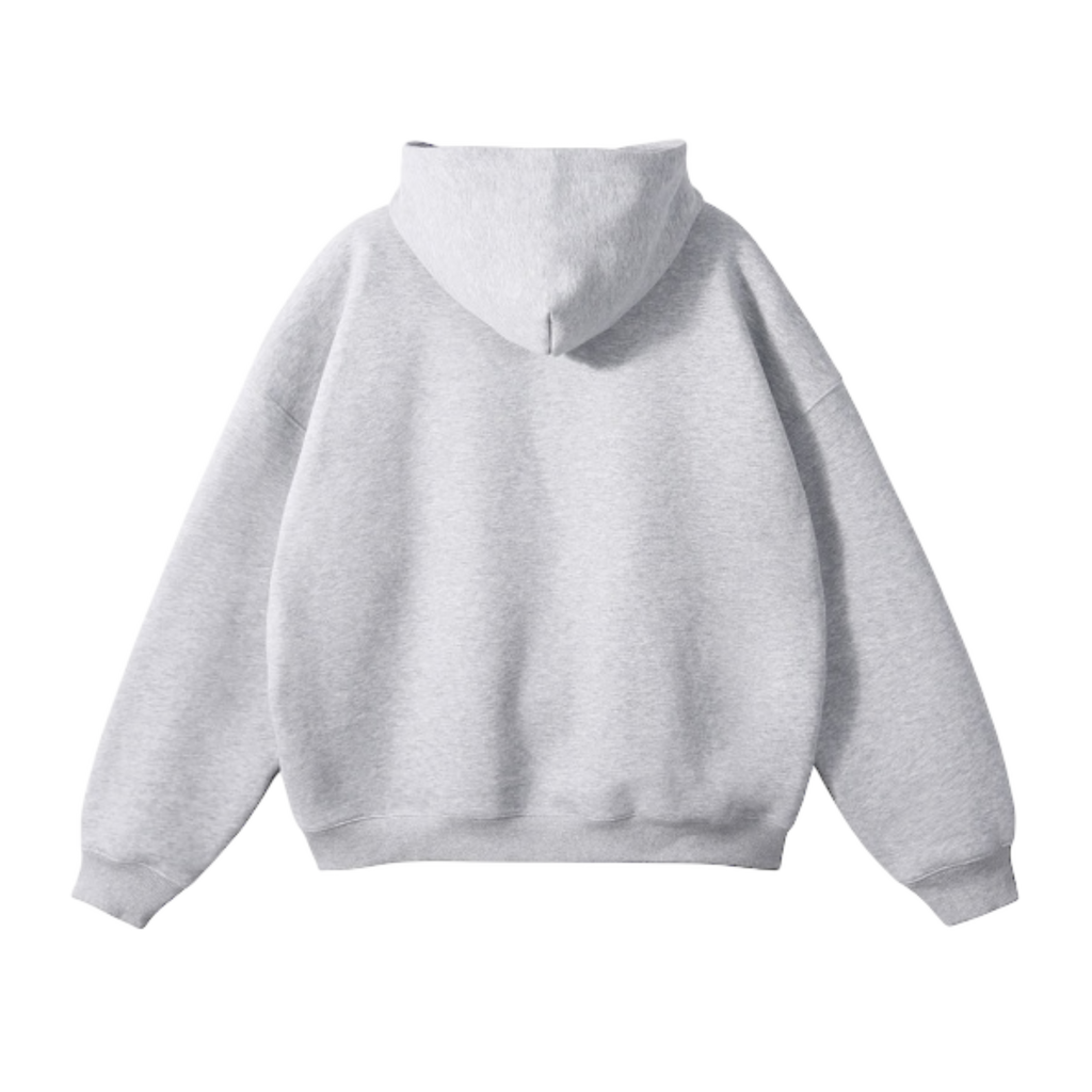 Grey Leopard Box Hoodie