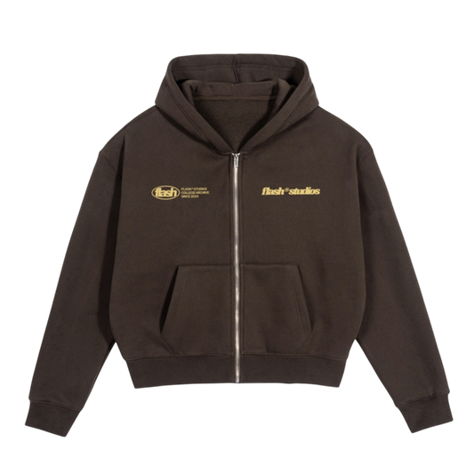 Coffee Vice Boxy Zip-Up